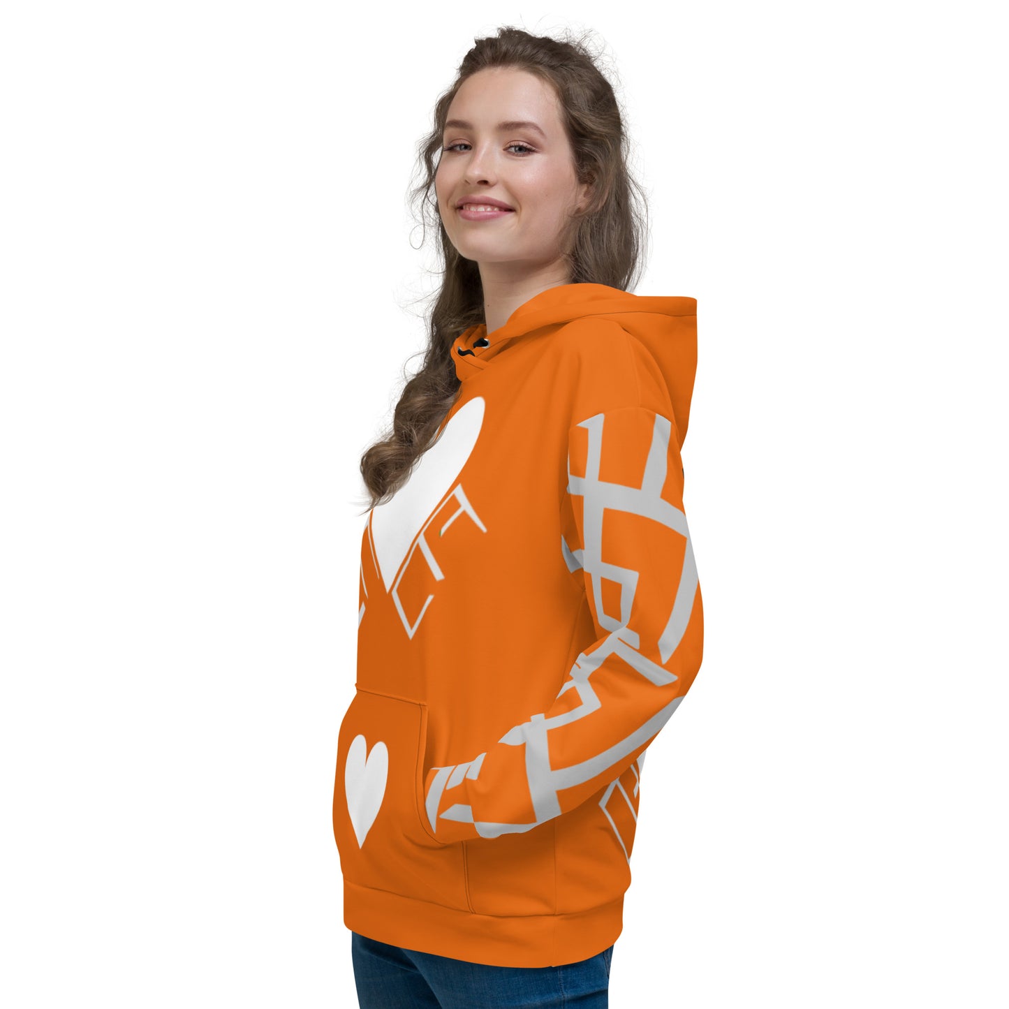 HEART ON MY ALL-OVER ORANGE CREAM