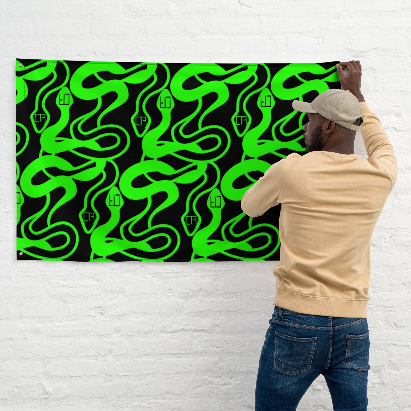 SERPENT NEON FLAG