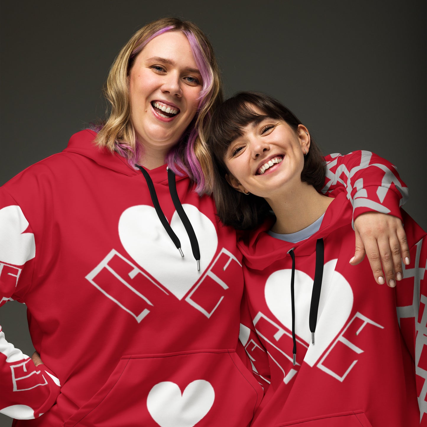 HEART ON MY ALL-OVER RED