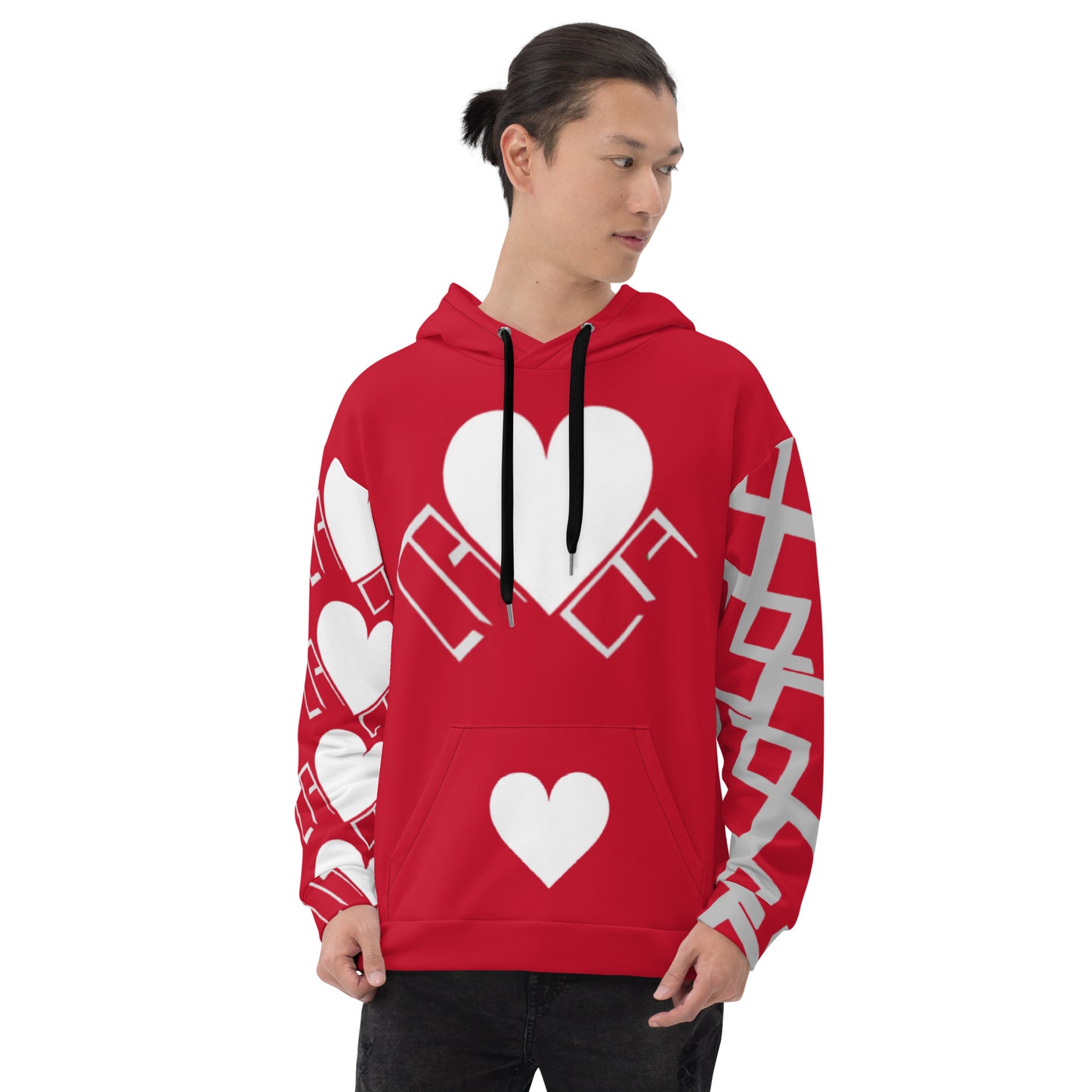 HEART ON MY ALL-OVER RED