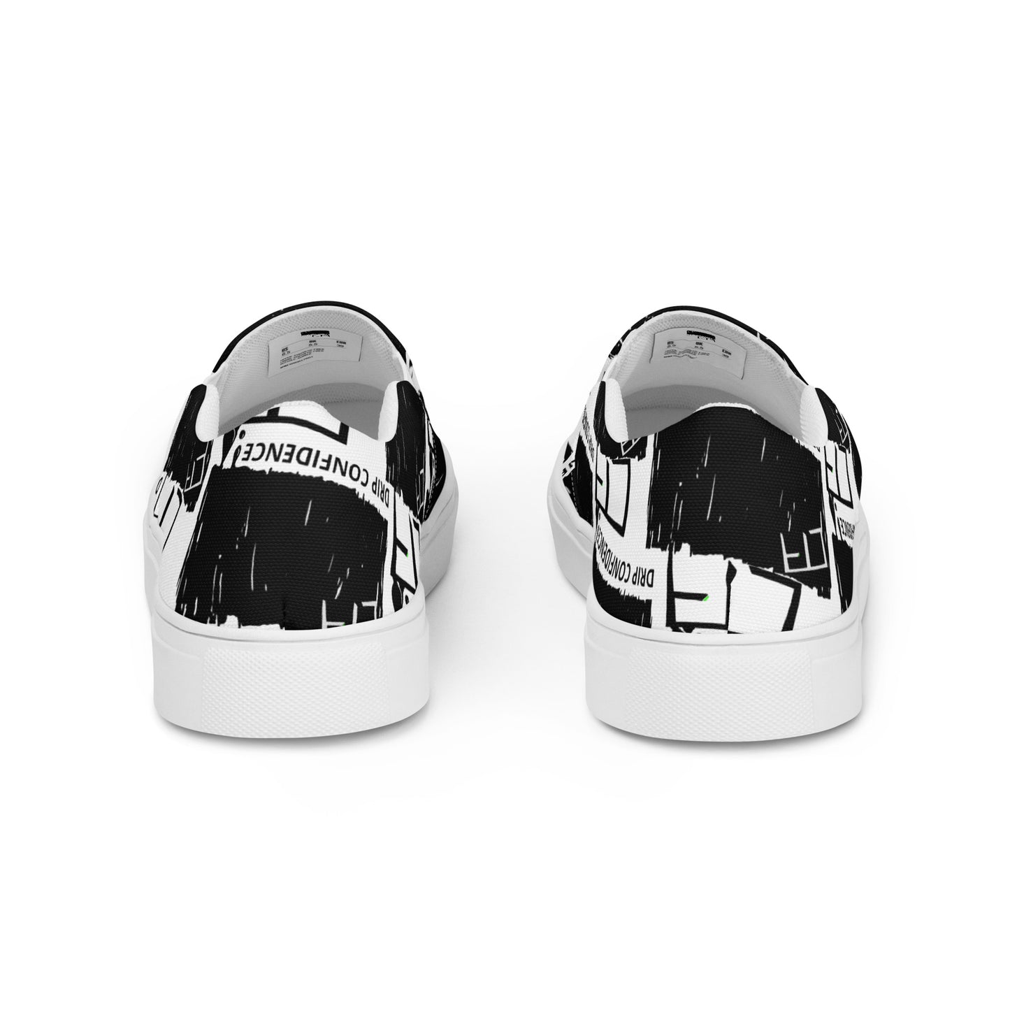 DRIP MENS SLIP ONS WHITE