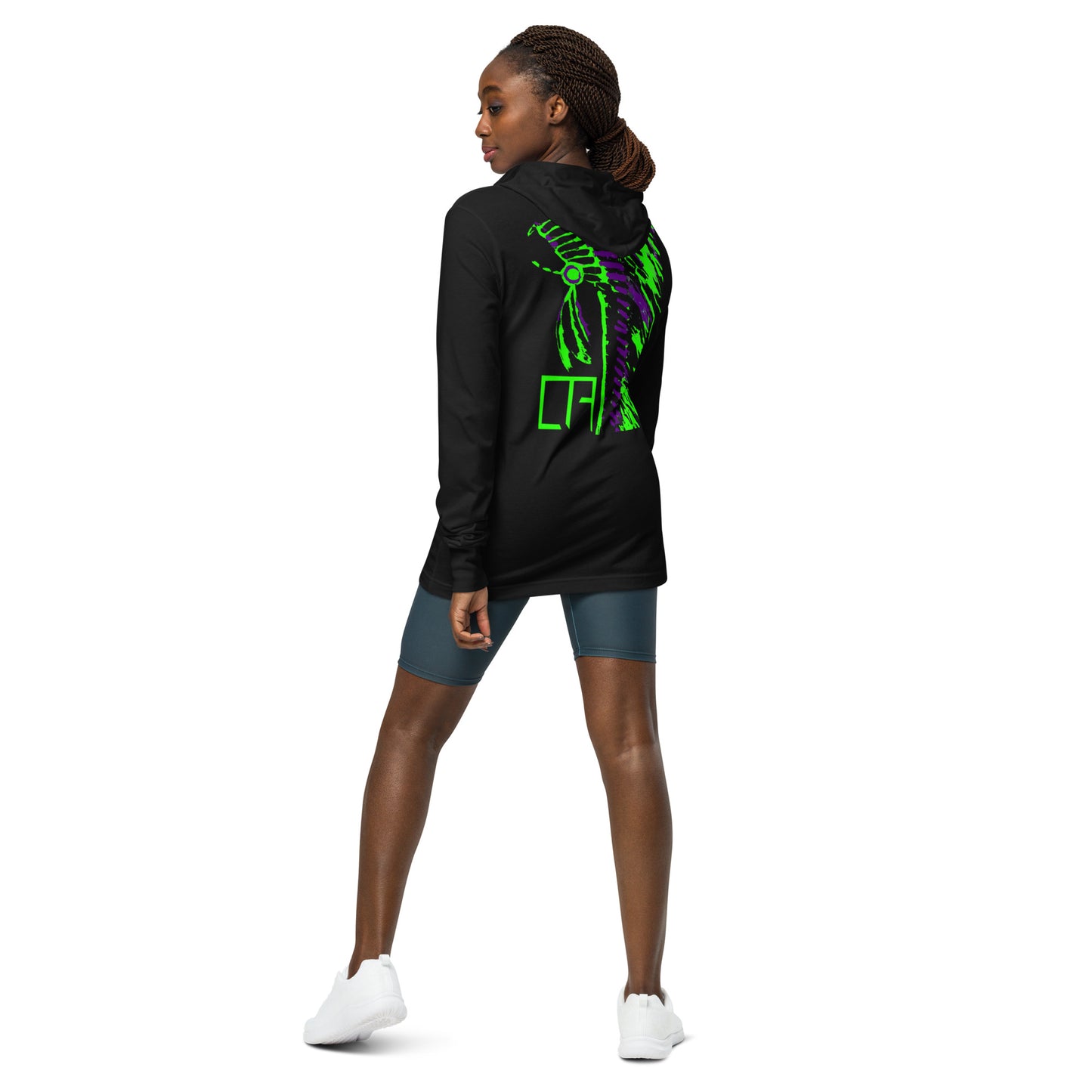 ANCESTRY HOODED LONG SLEEVE TEE