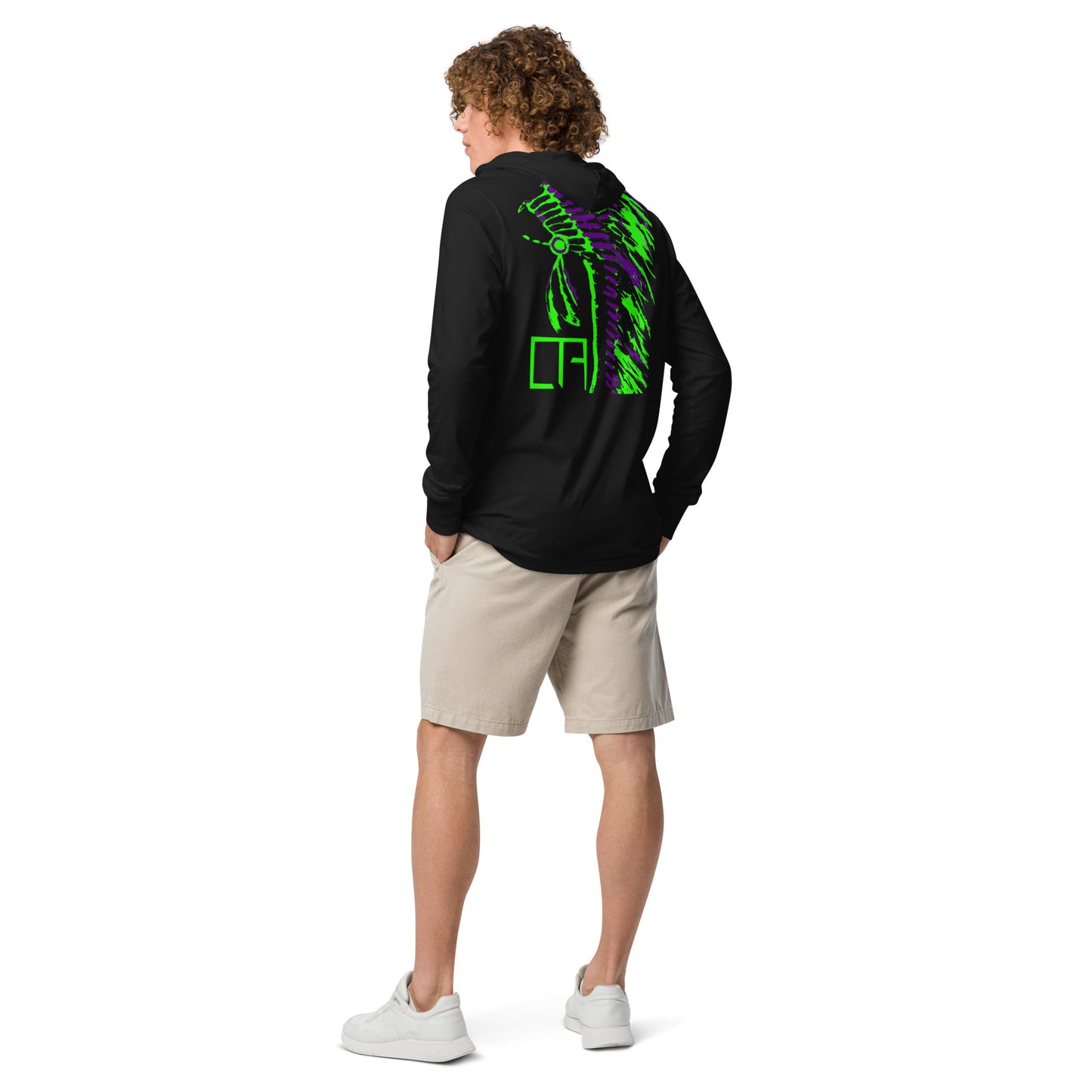 ANCESTRY HOODED LONG SLEEVE TEE