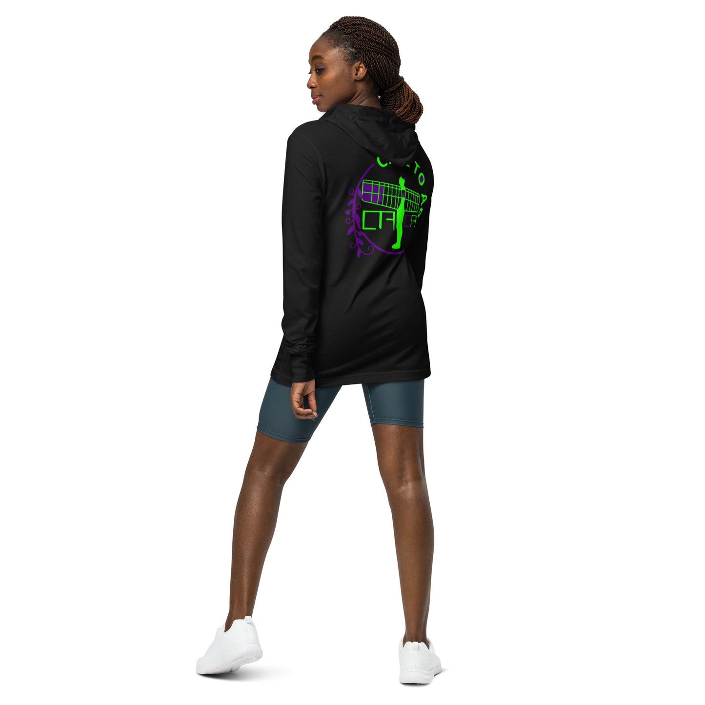 TAKE FLIGHT HOODED LONG SLEEVE TEE