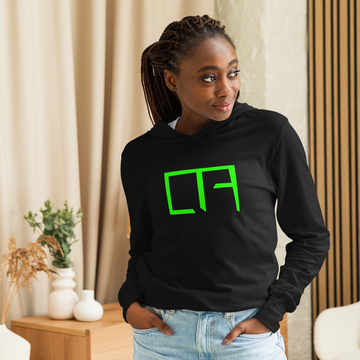 ANCESTRY HOODED LONG SLEEVE TEE