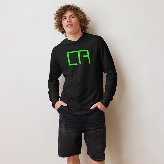 TAKE FLIGHT HOODED LONG SLEEVE TEE