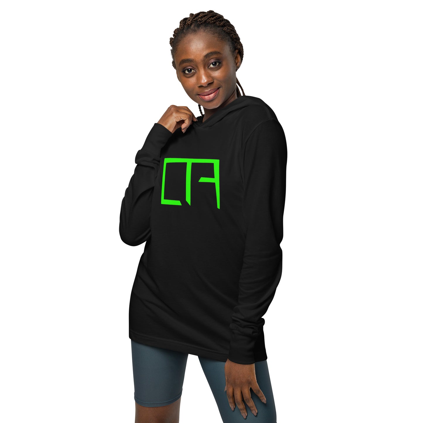 TAKE FLIGHT HOODED LONG SLEEVE TEE