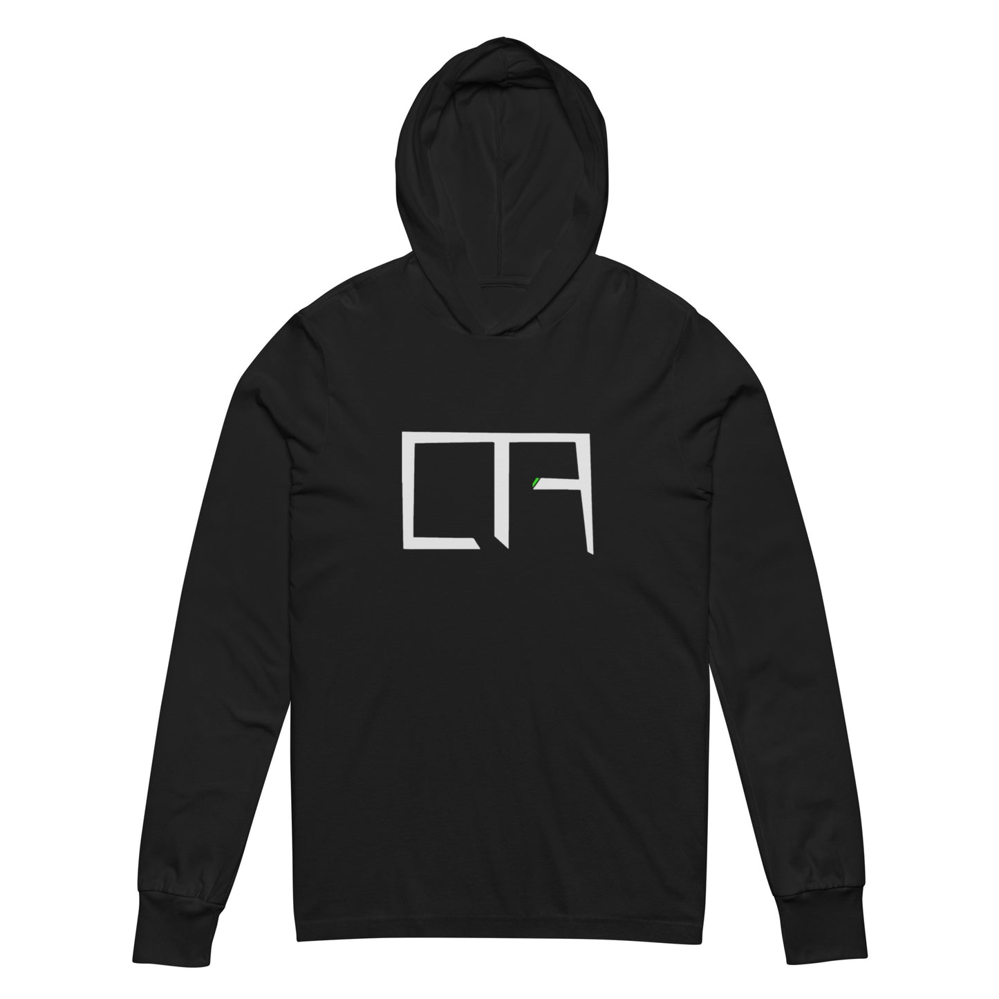 FRAGMENTED LONGSLEEVE HOODED TEE