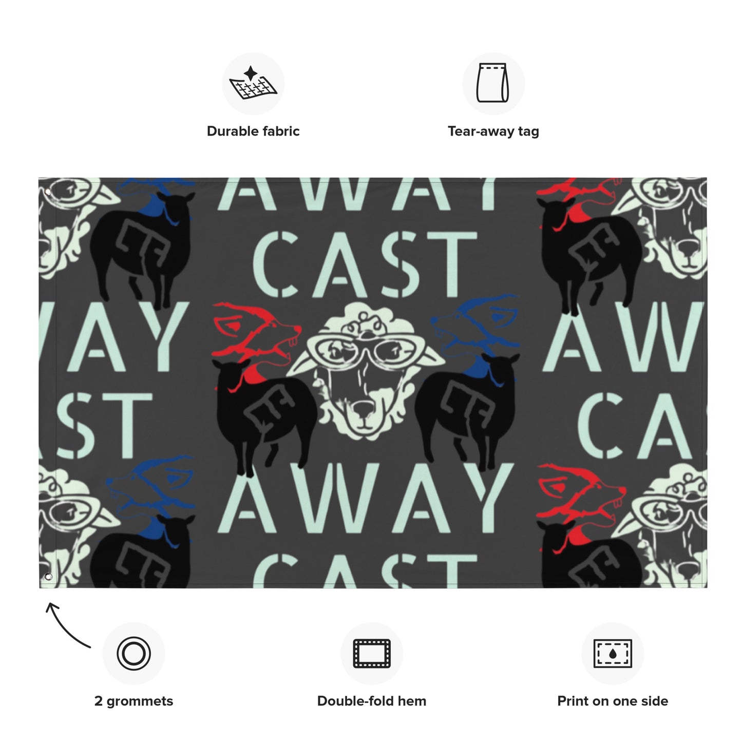 CAST AWAY FLAG