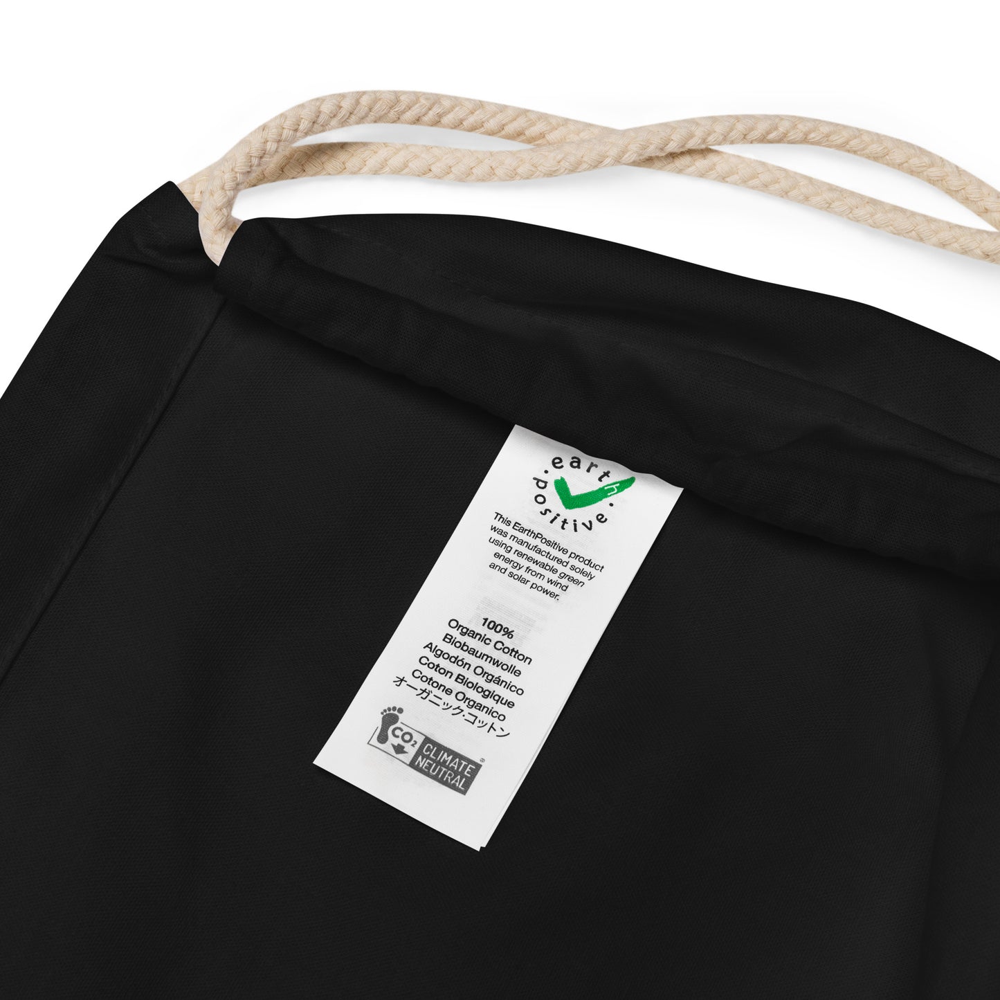 CTA Organic cotton drawstring bag
